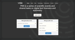 Desktop Screenshot of pan.webis.de